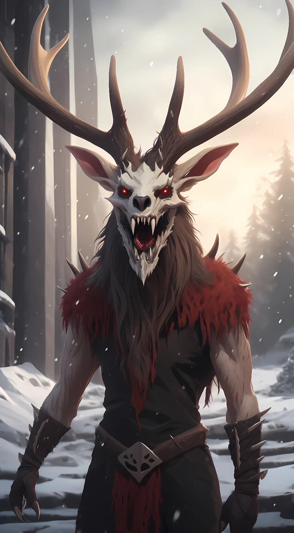 ai character: Wendigo background