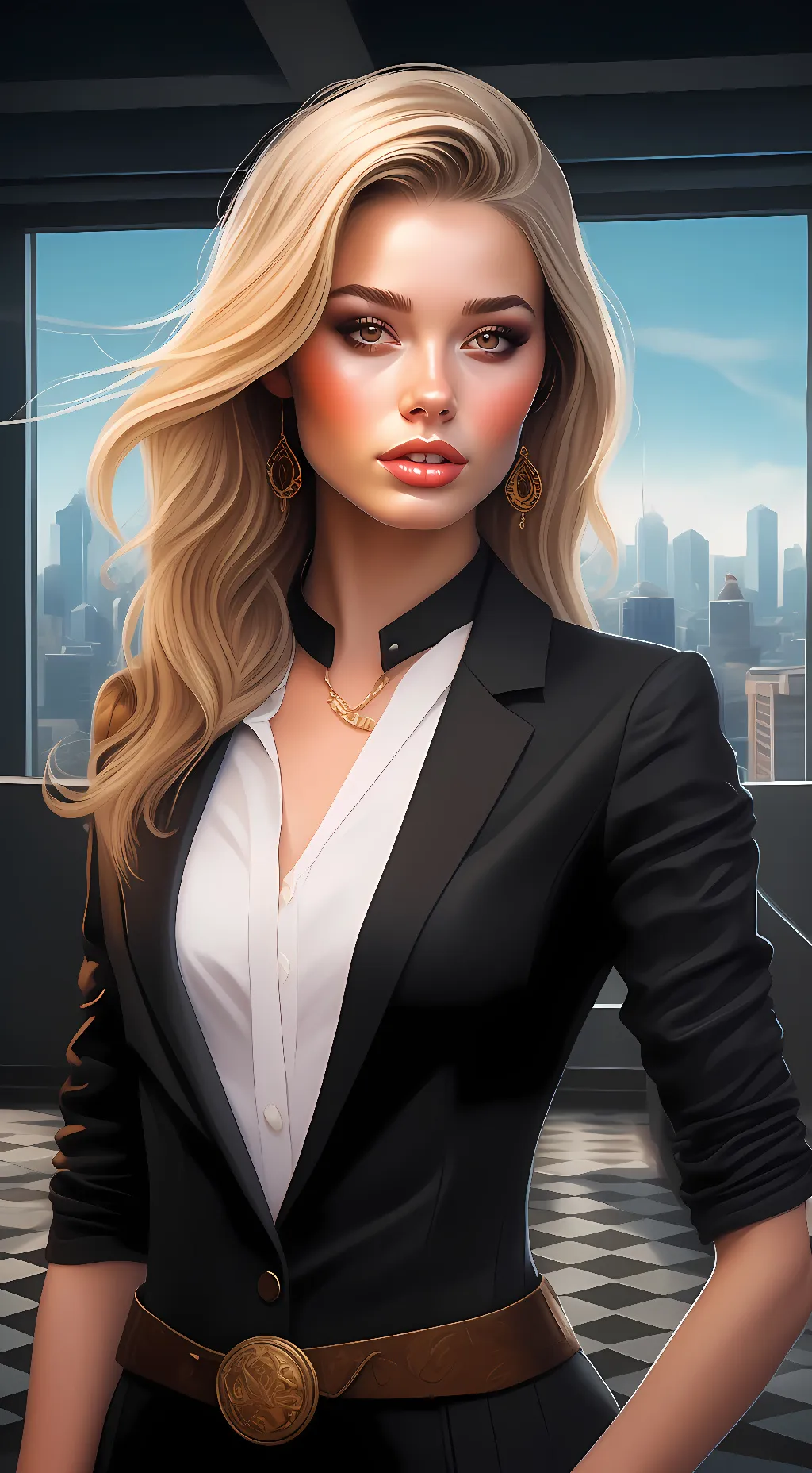 ai character: Addison background