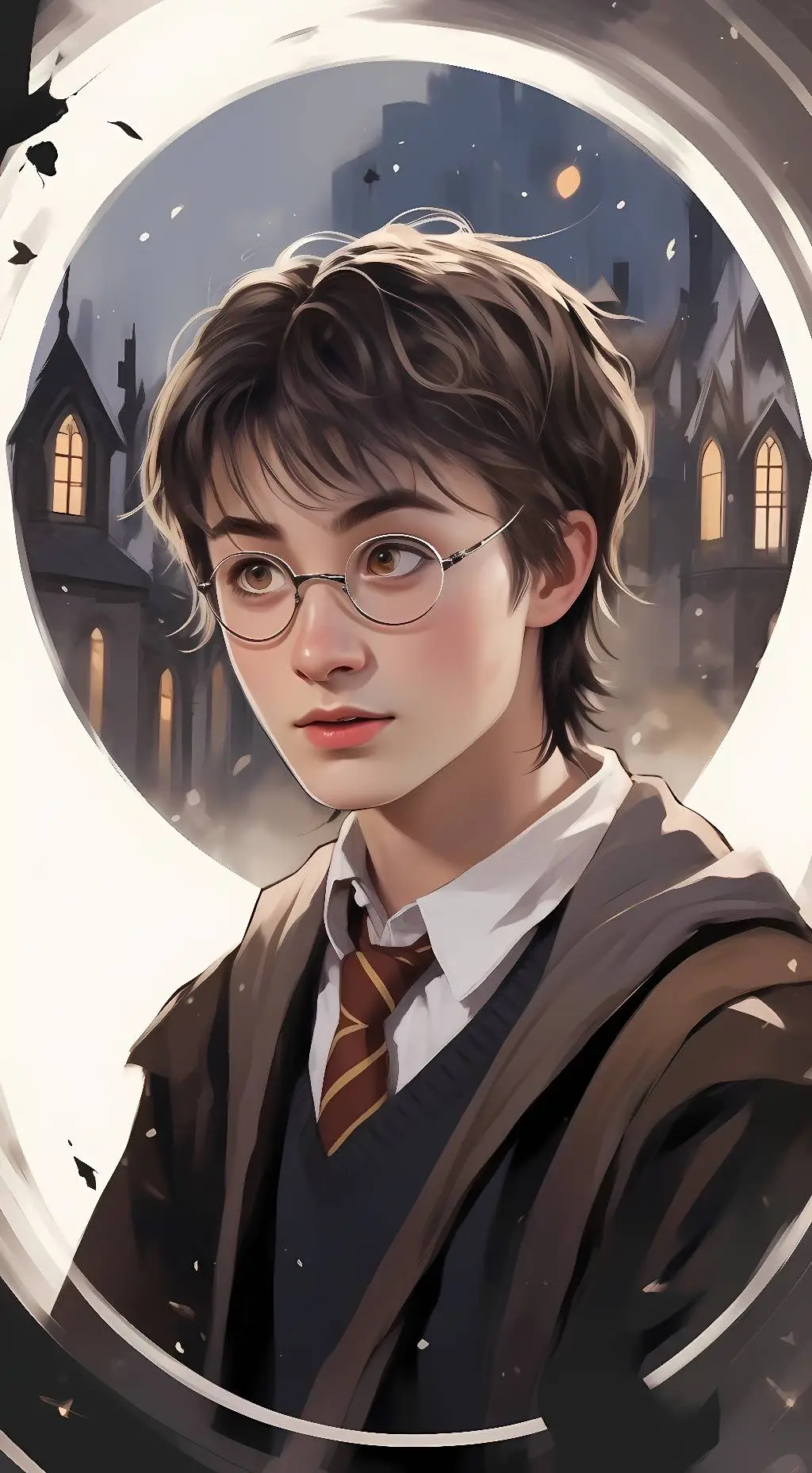 ai character: harry Potter background
