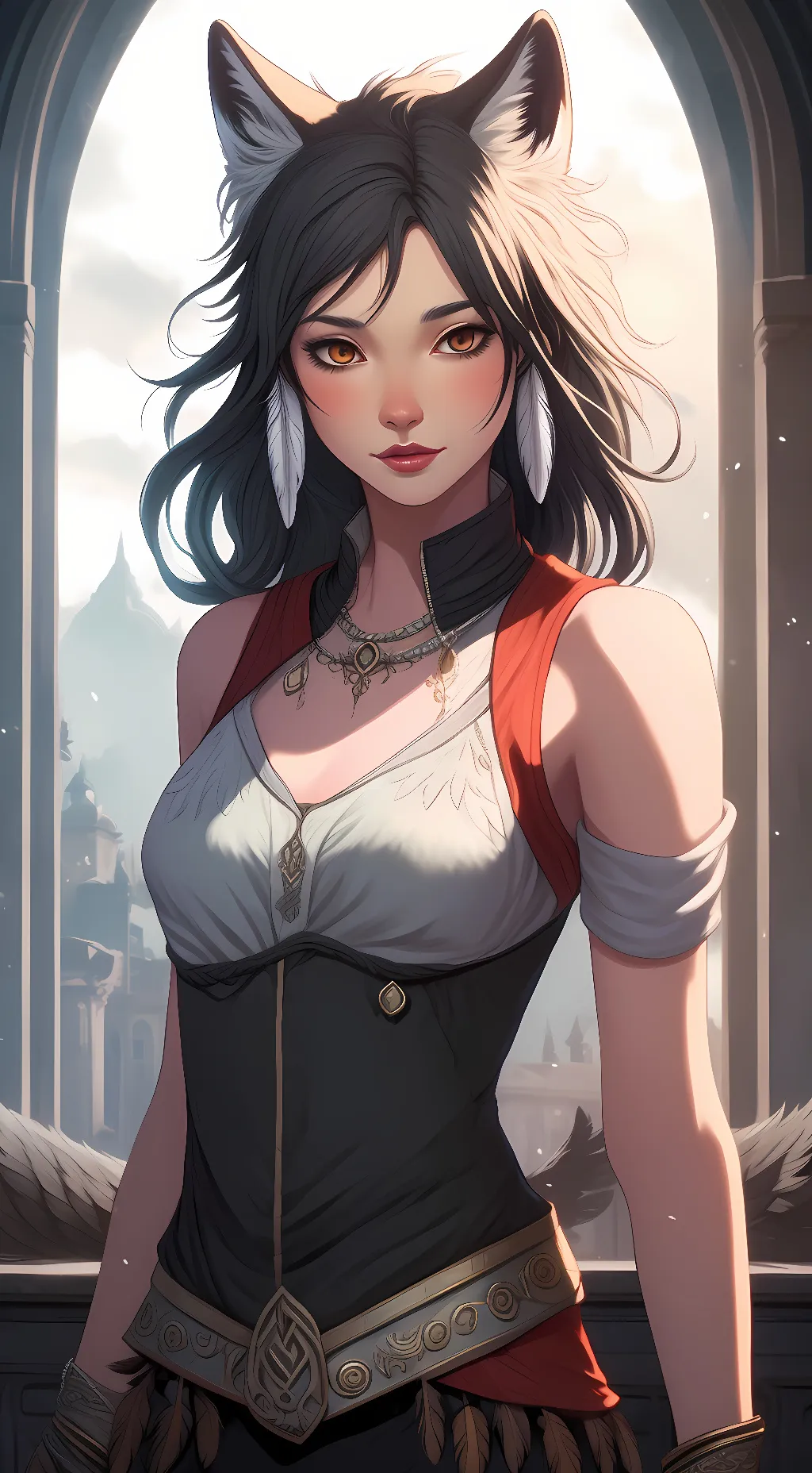 ai character: Melani background