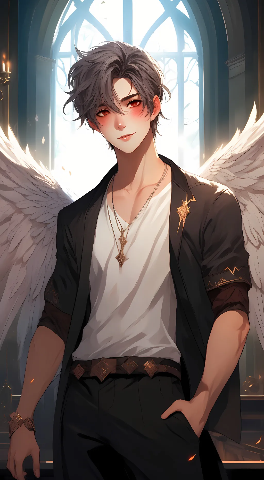 ai character: Caleb Morrison background