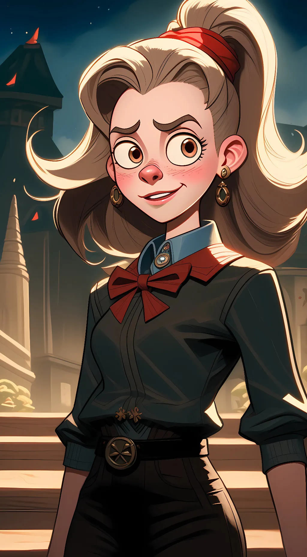 ai character: Helga background