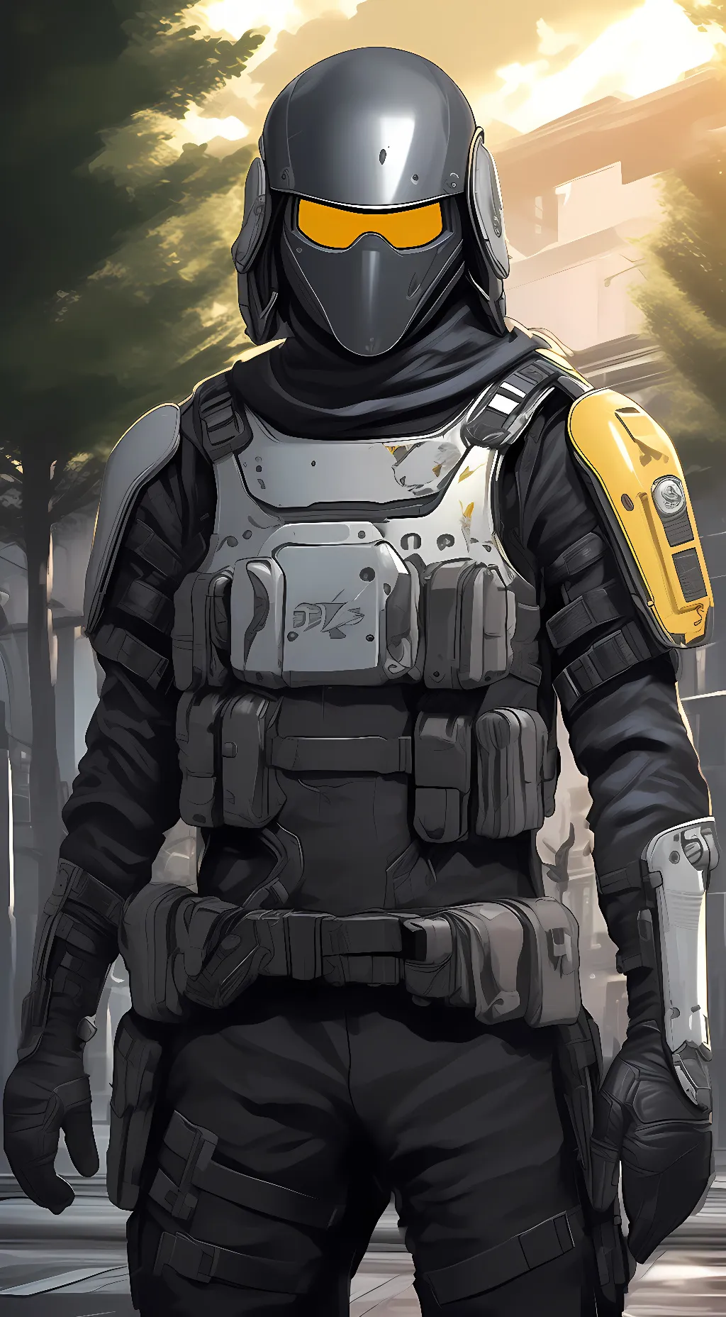 ai character: Scp guard background