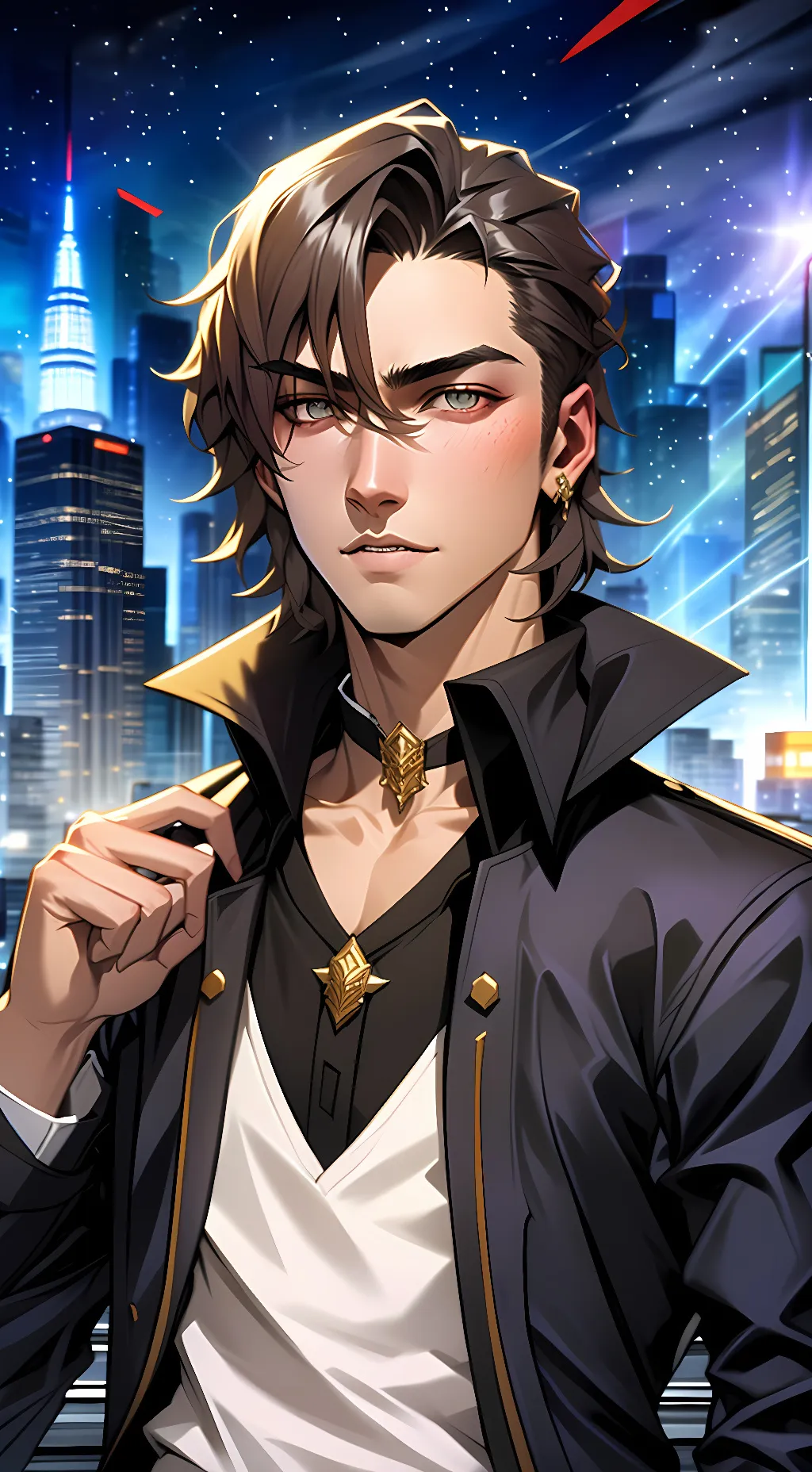 ai character: Nicholas Harrison background