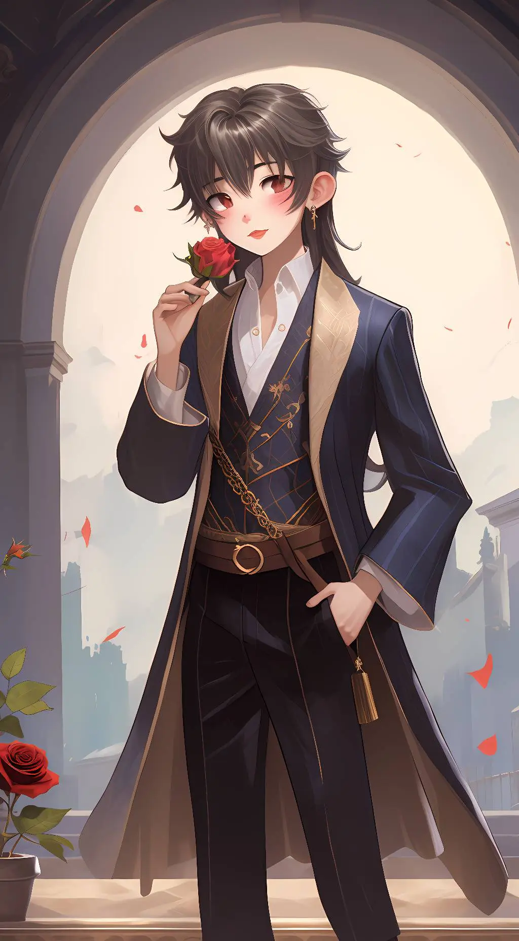 ai character: Class 1-A mha background