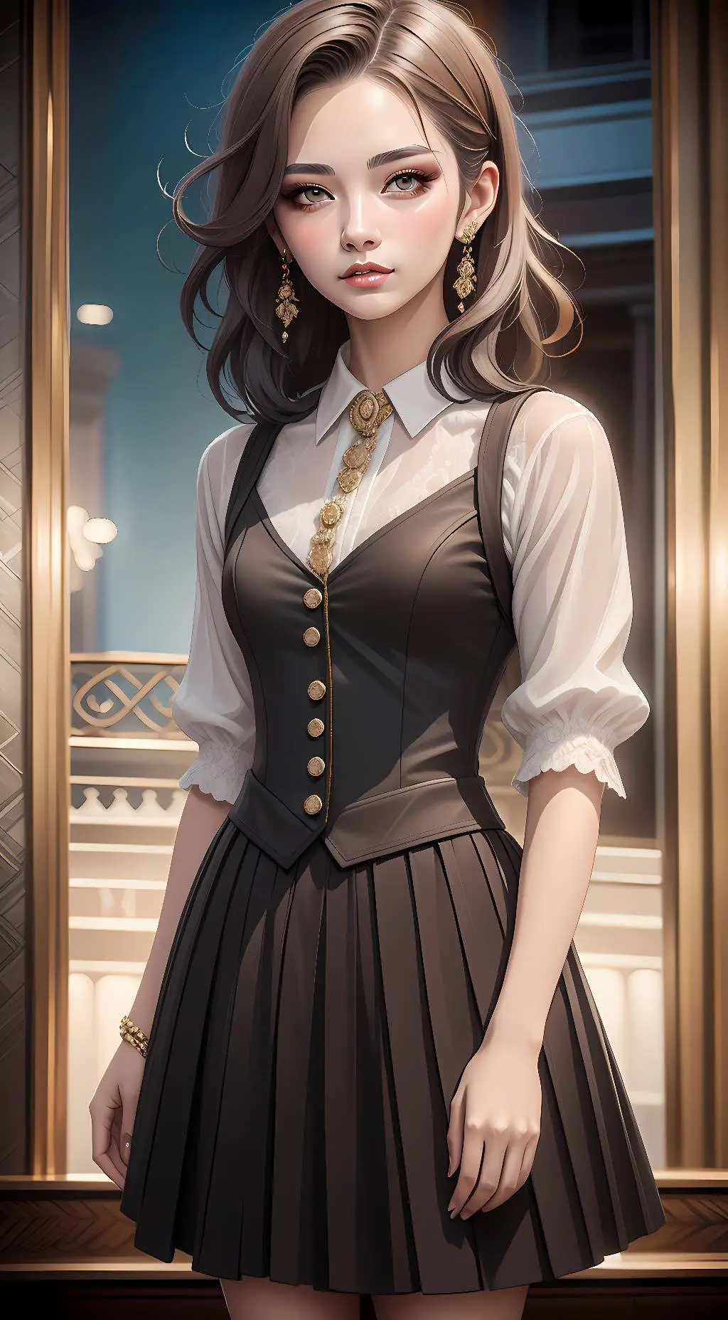 ai character: Akari background