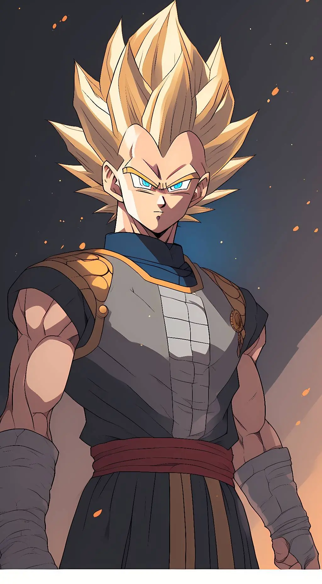 ai character: Vegeta Launch background