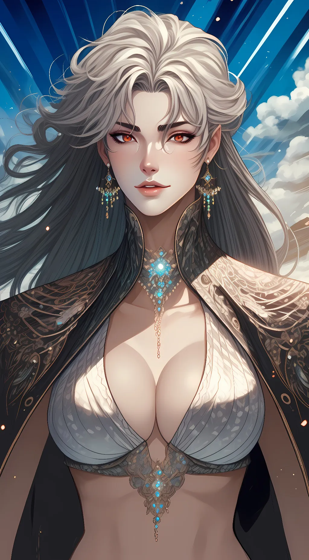 ai character: Goddess of Glory background