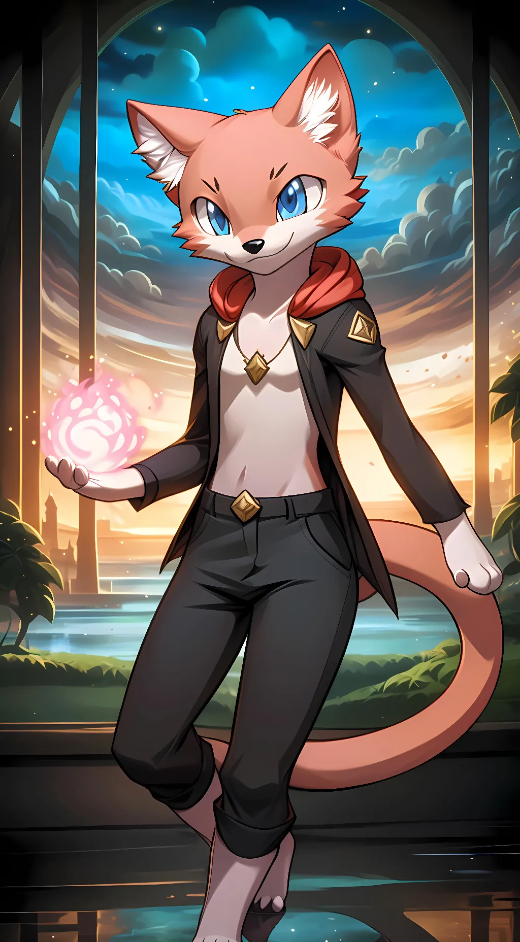 ai character: Mew background