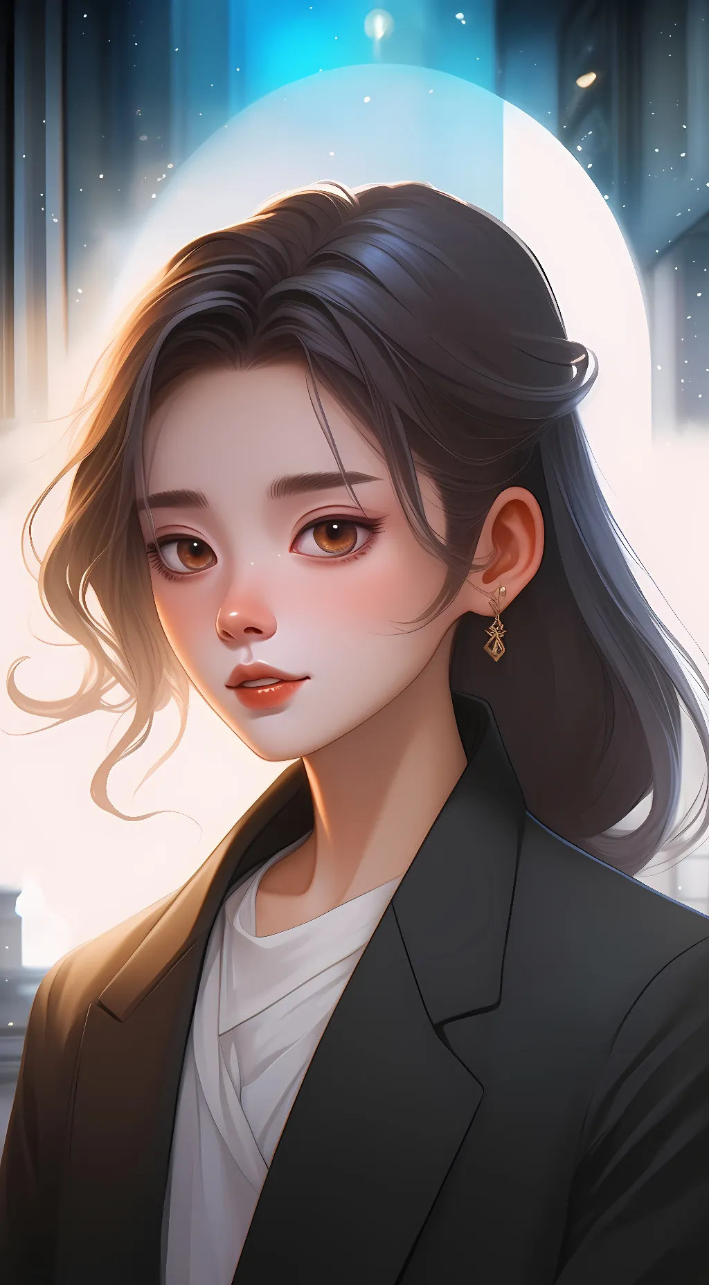 ai character: Gwen  background