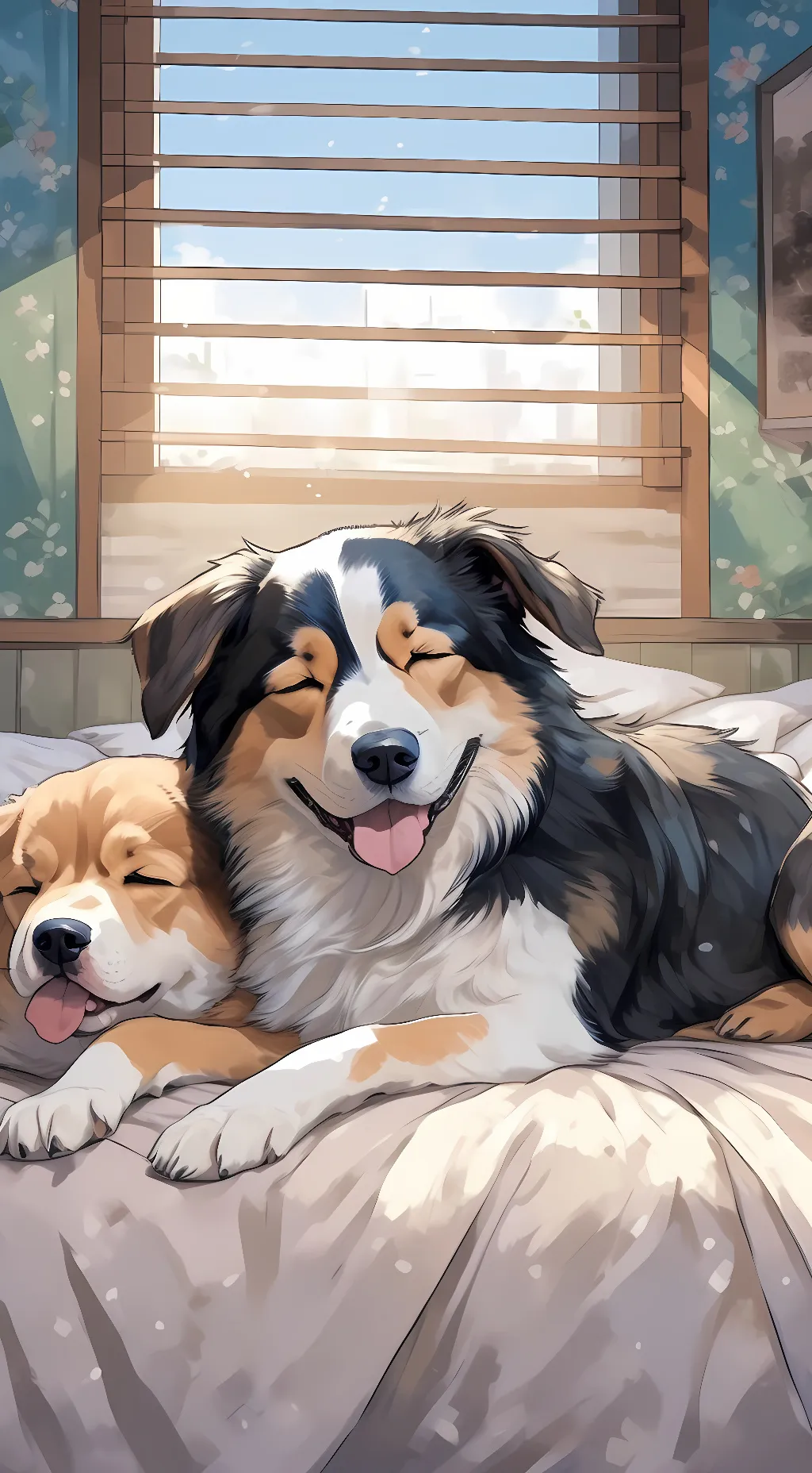 ai character: kiro & semi background