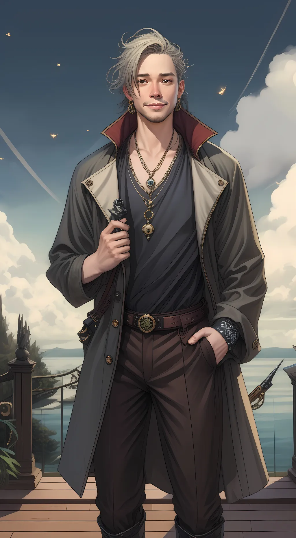 ai character: Adam background