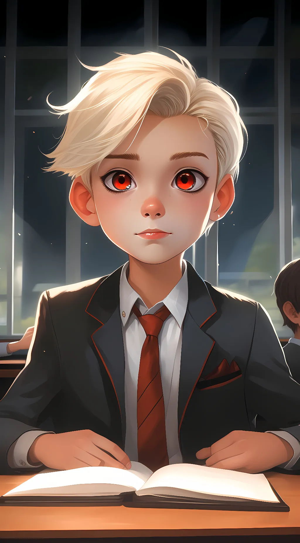 ai character: Bakugo background