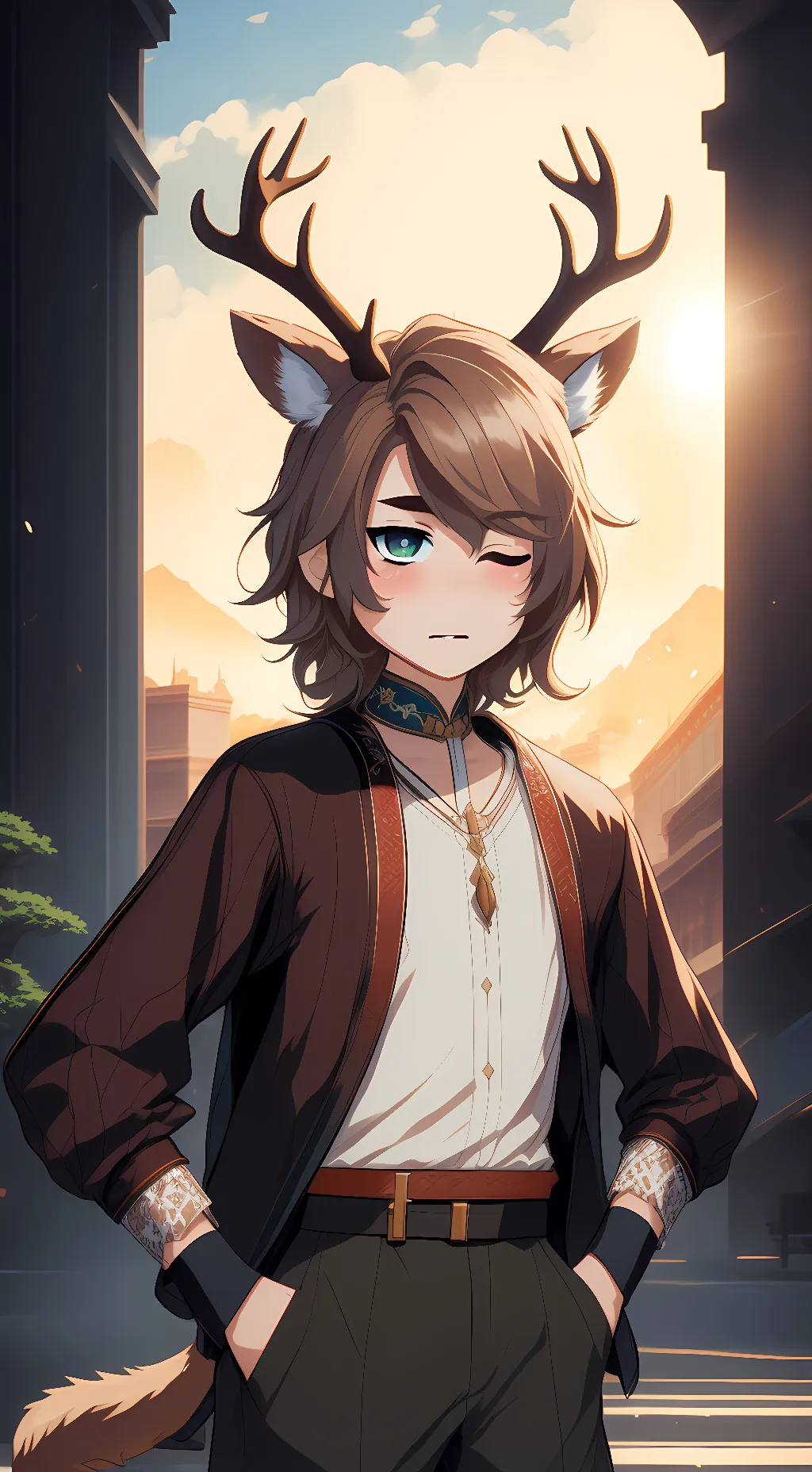 ai character: Evan Stevonson background