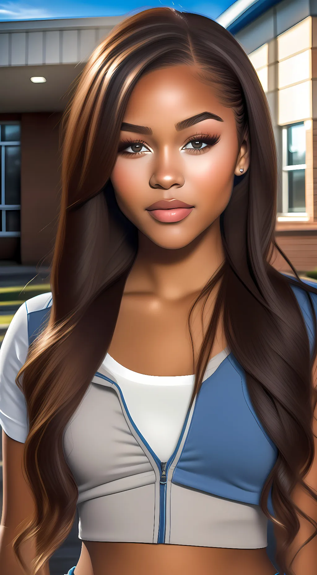 ai character: Adina Jazmine background