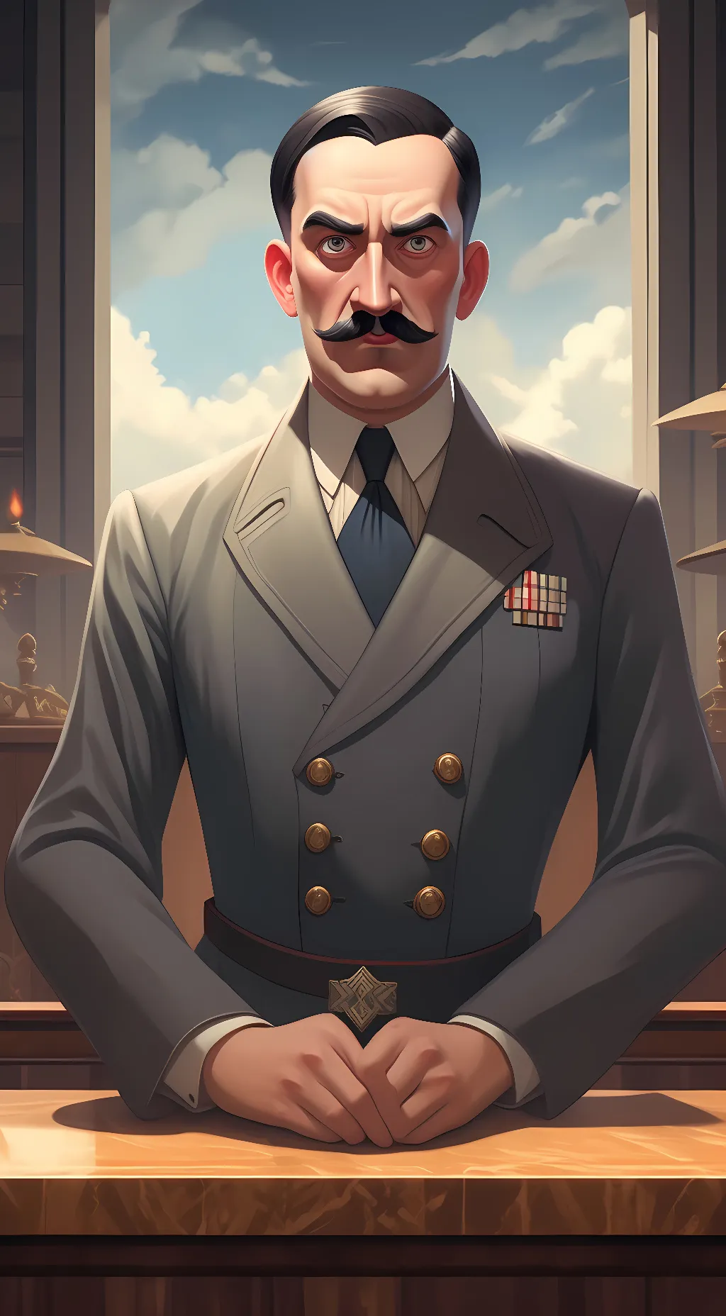 ai character: adolf background