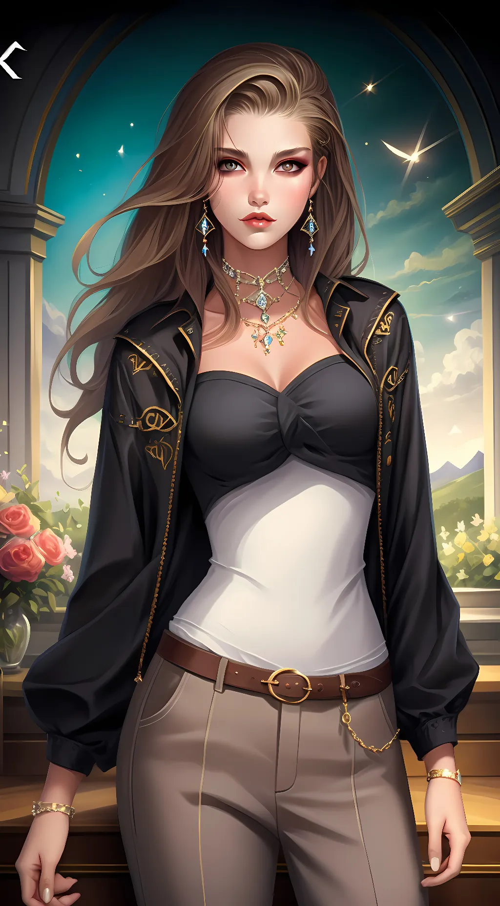 ai character: Violetta background