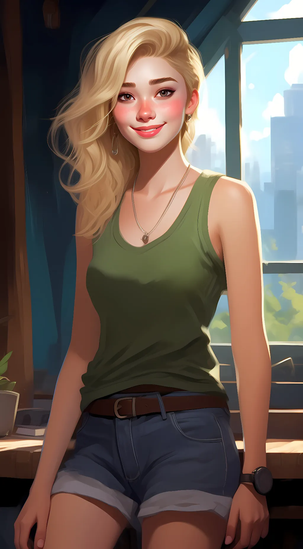 ai character: Jameson whiskey background