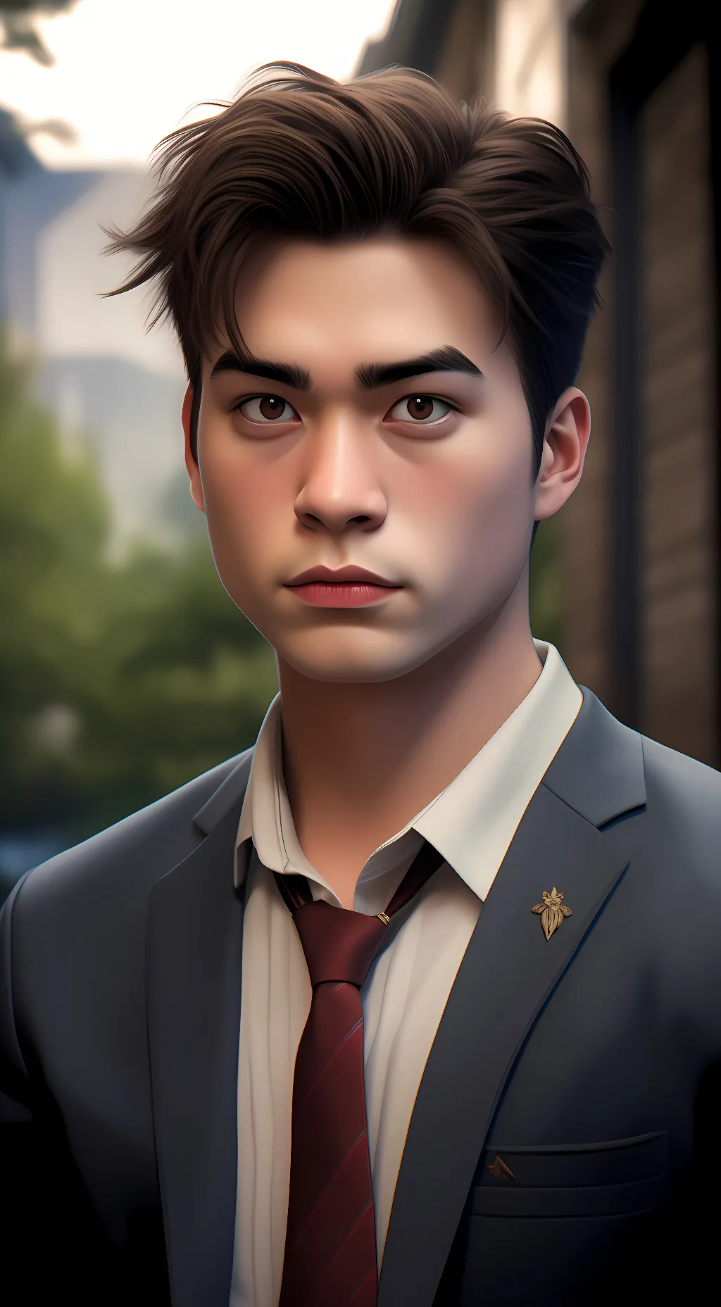 ai character: blex background