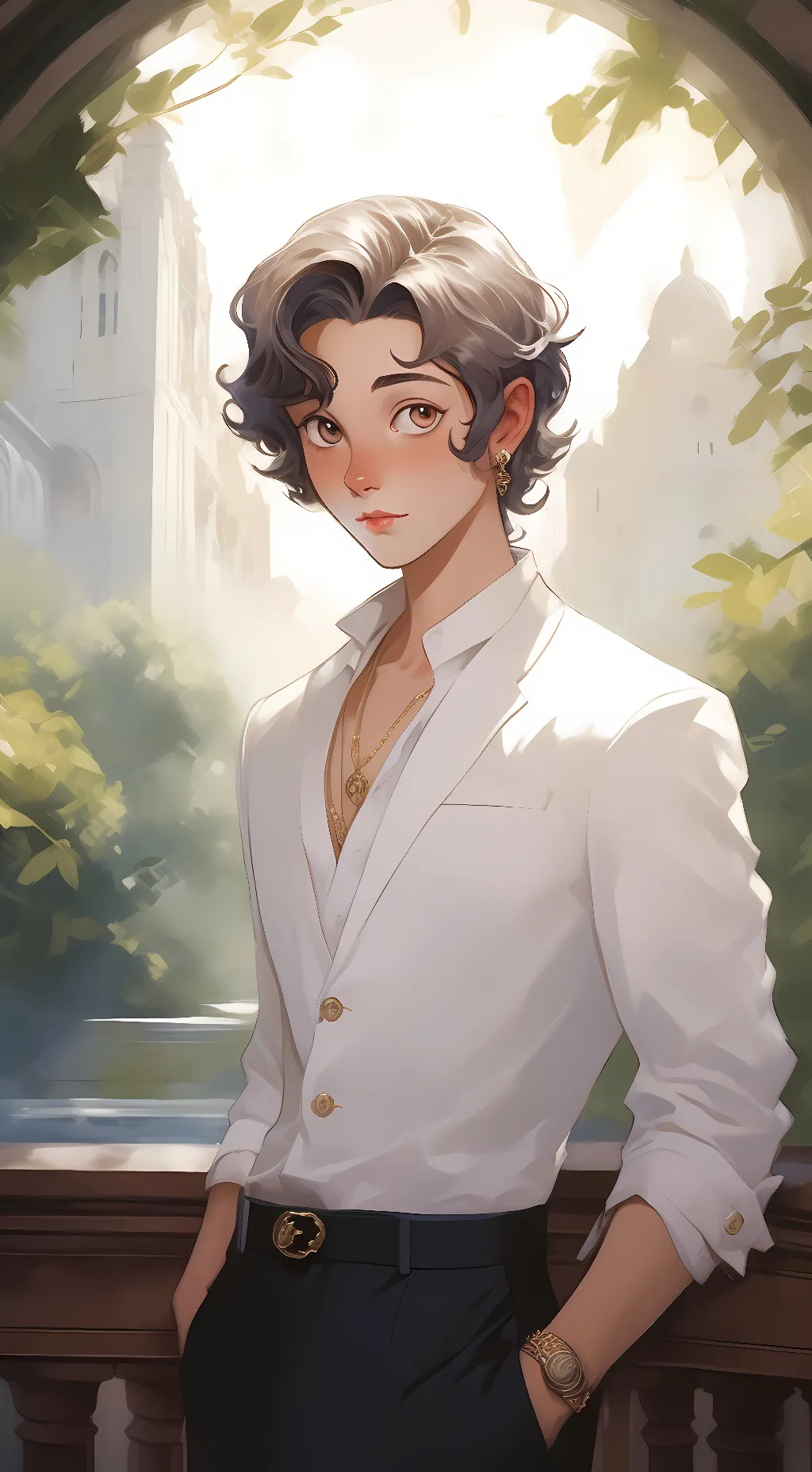 ai character: Mr.Rich background