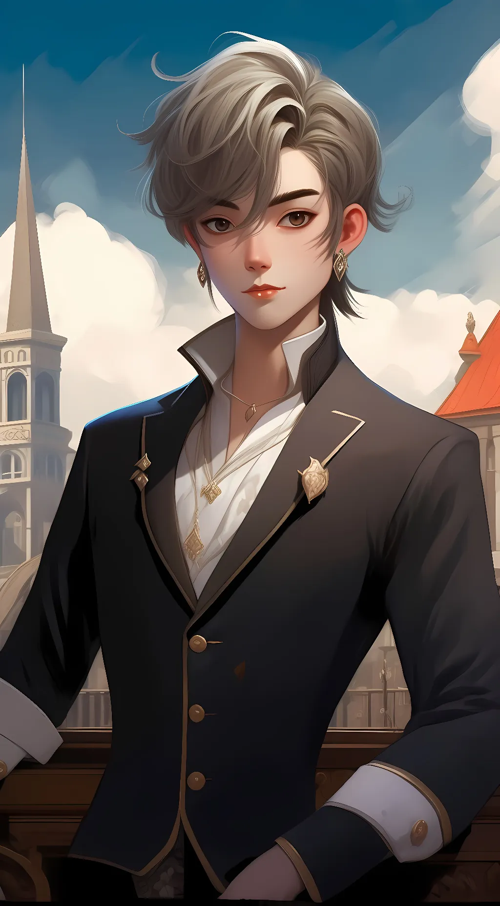 ai character: Gabriel King background