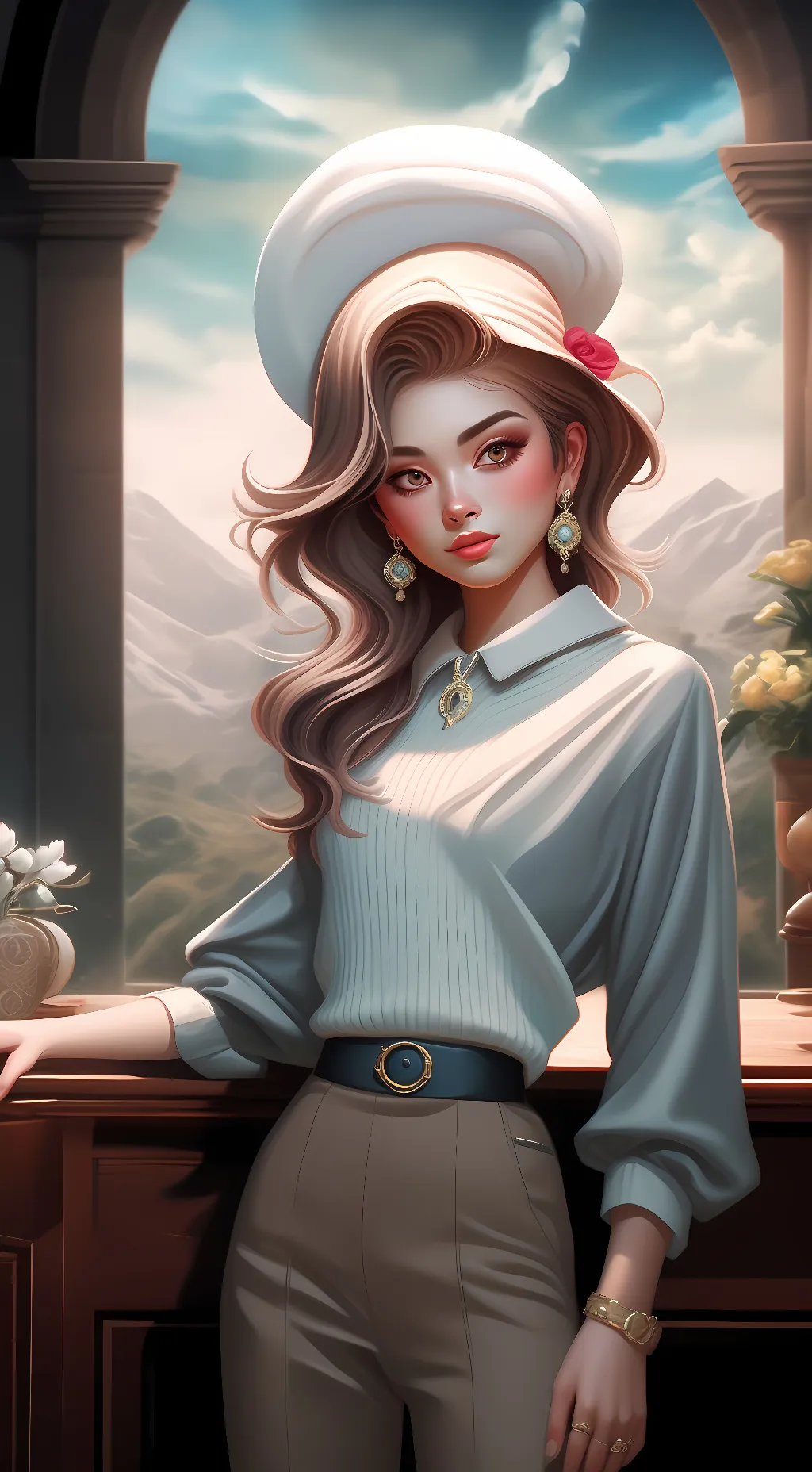 ai character: alex background