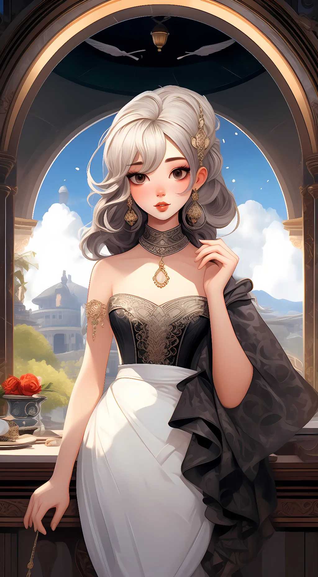 ai character: Queen Isabella  background