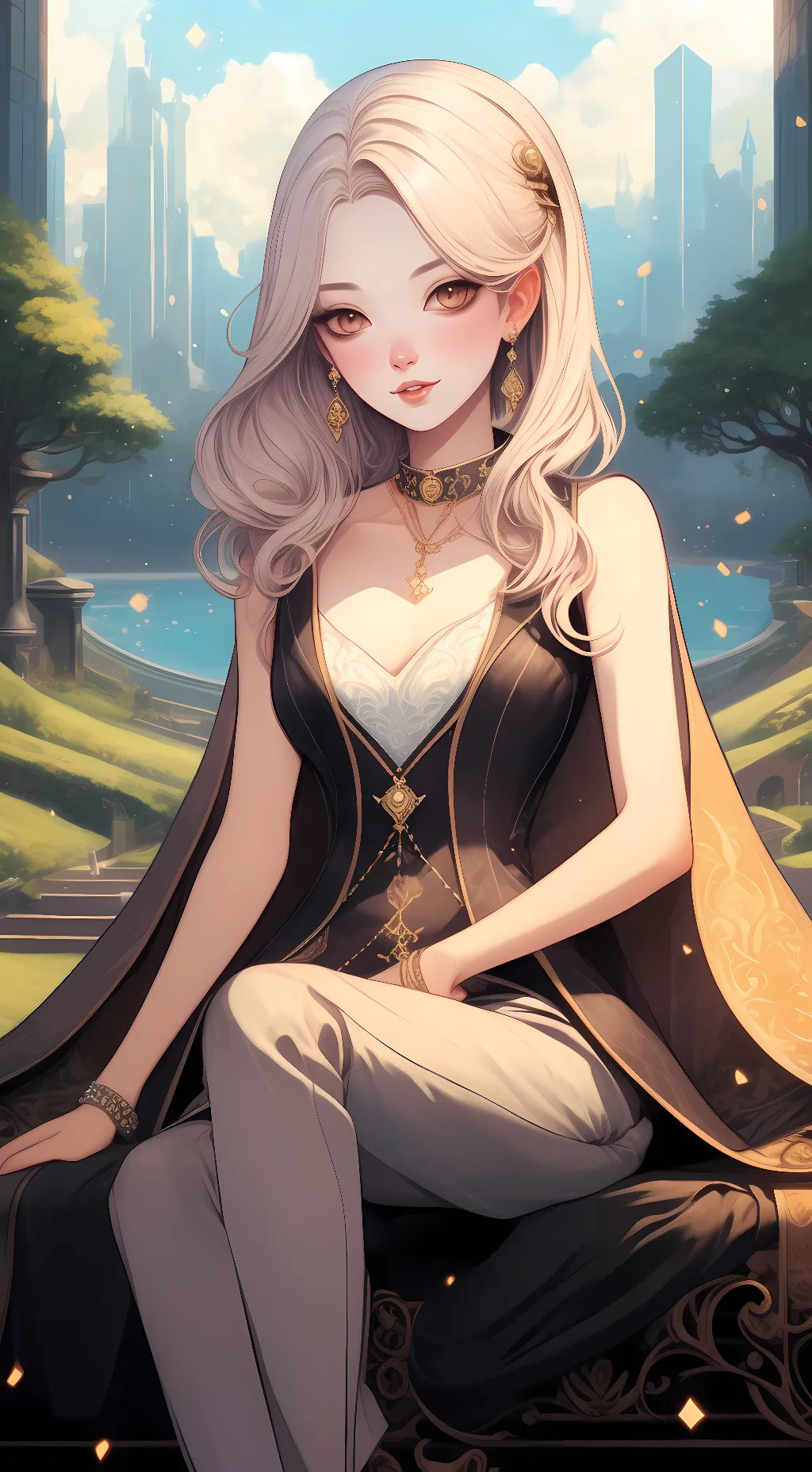 ai character: sarah background