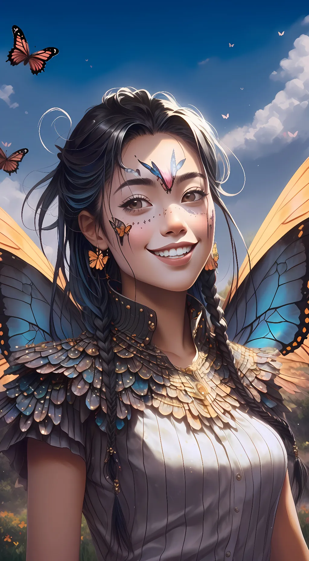 ai character: Jauncelynn McCloud background