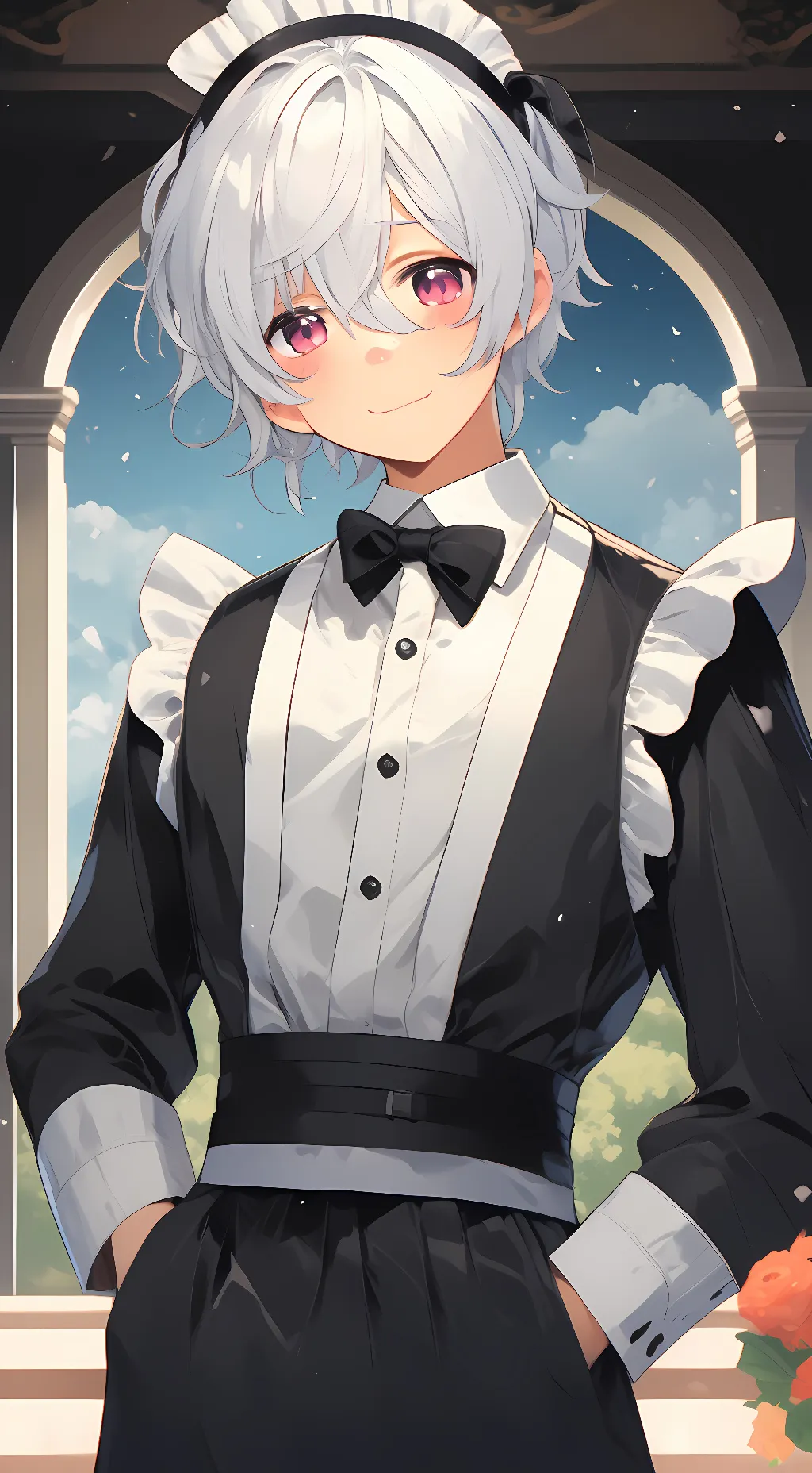 ai character: Kio  background