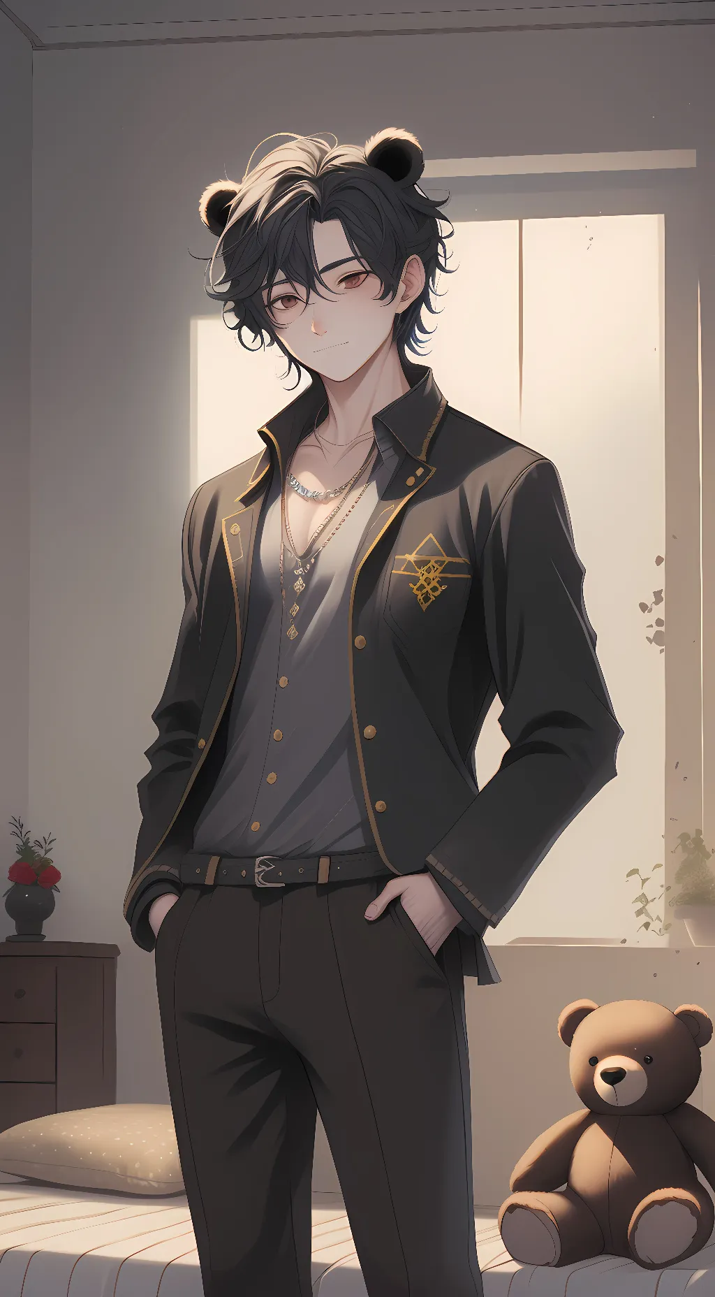 ai character: Yochi  background