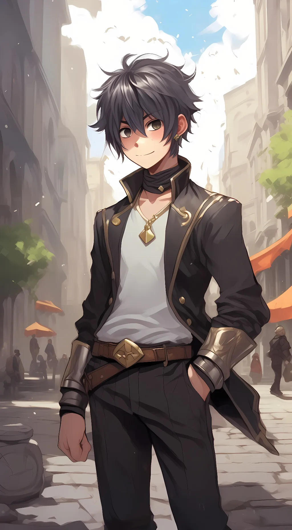 ai character: frisk background