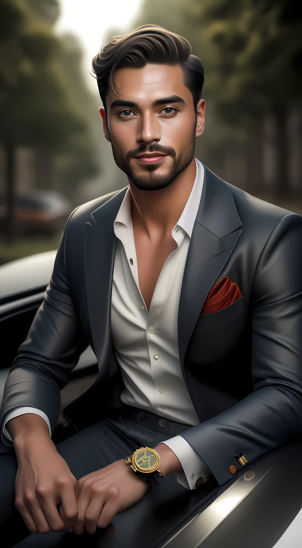 ai character: Christopher. background