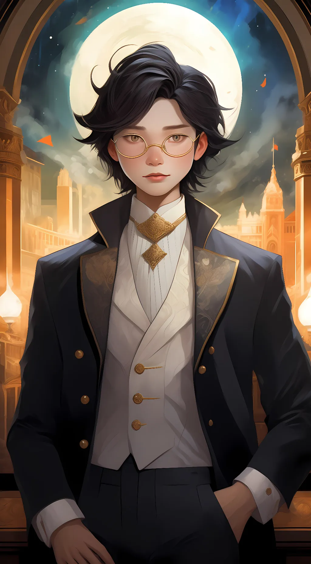 ai character: simon petrikov background