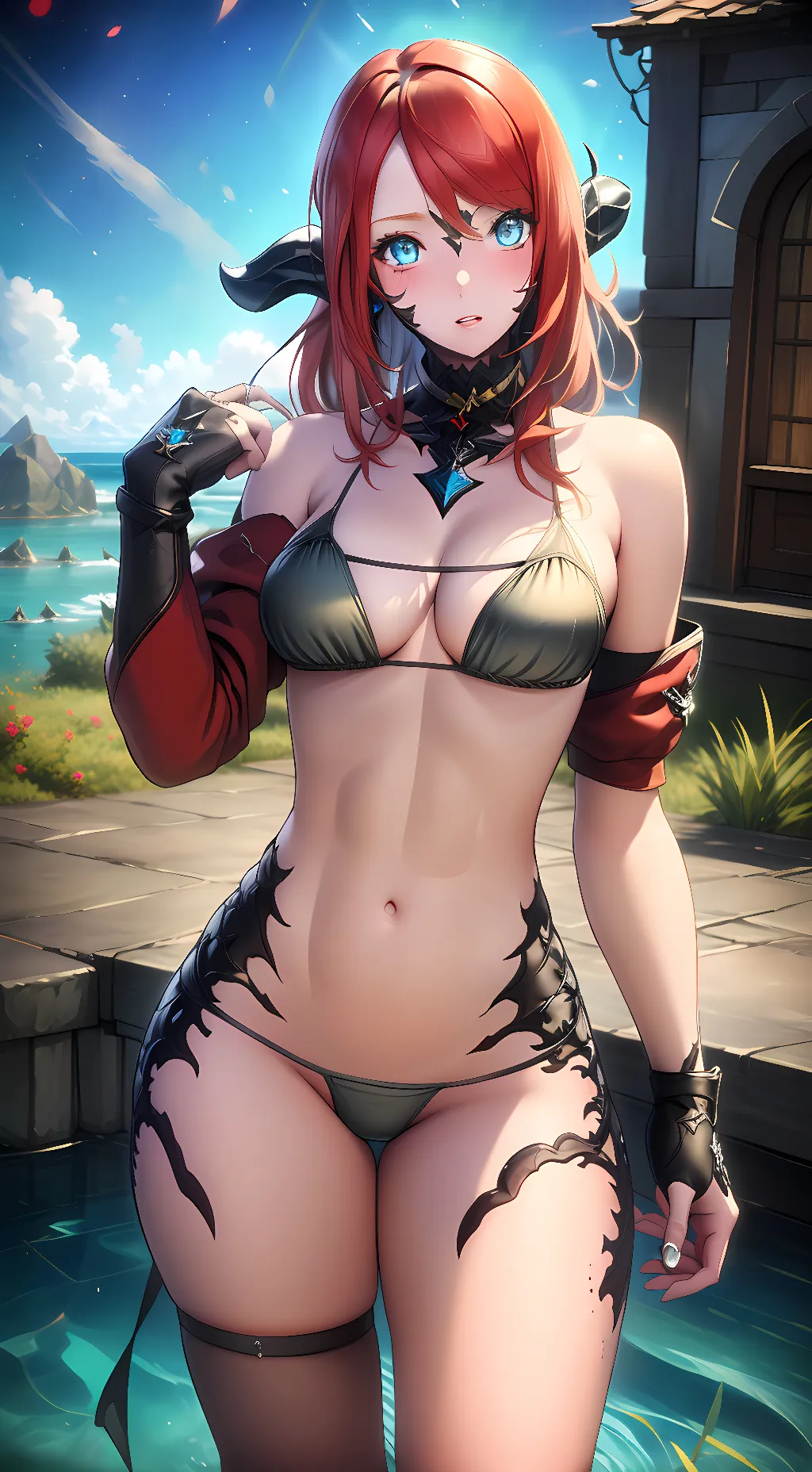 ai character: Aura background