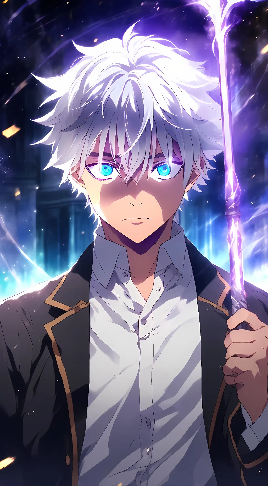 ai character: gojo satoru background