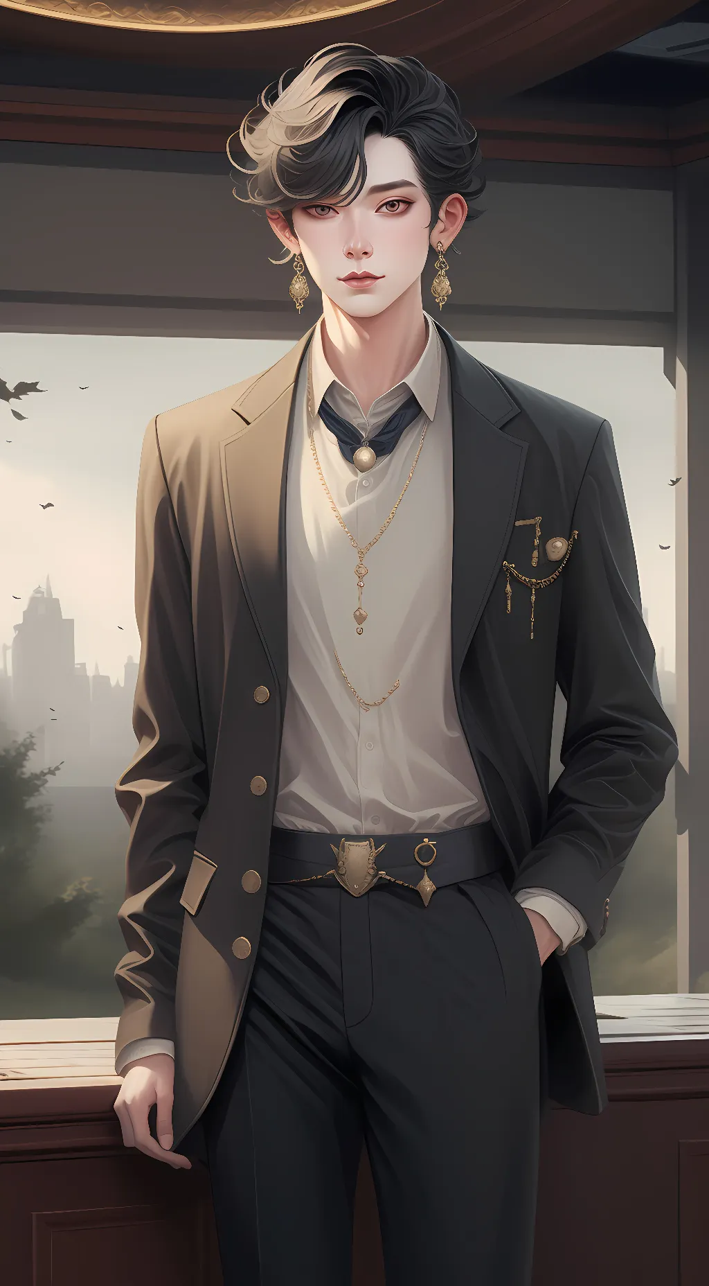 ai character: Mr.sexy background