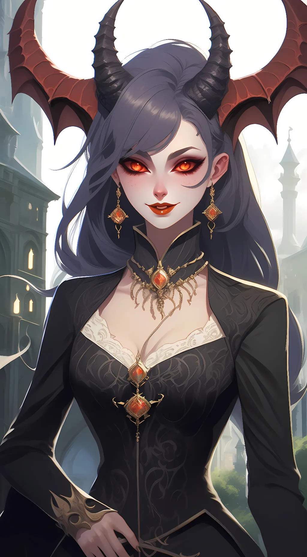 ai character: Lady Dawn background