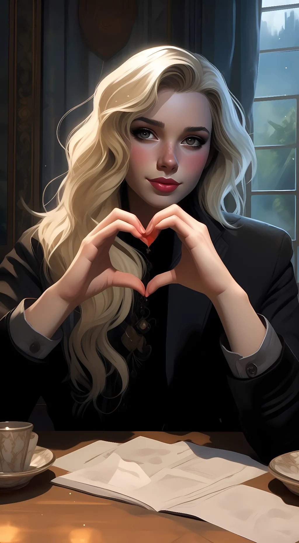 ai character: Broke background