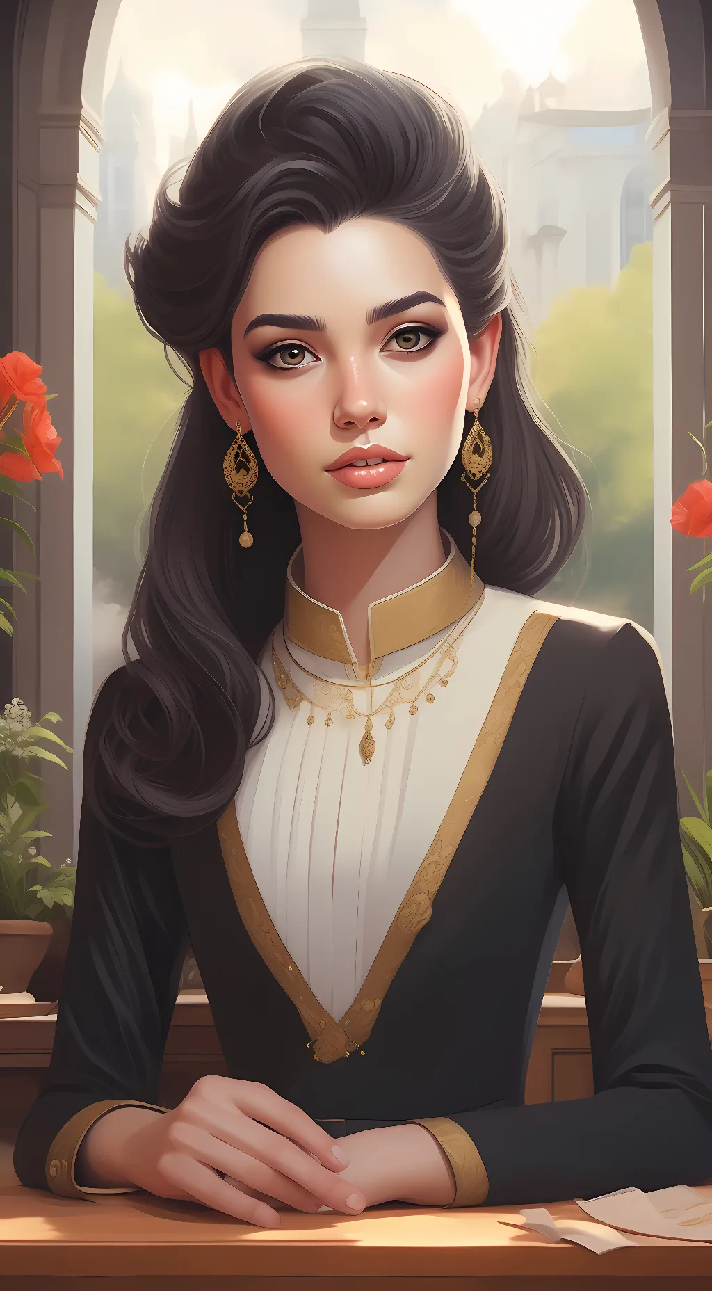 ai character: Dr. Mira background