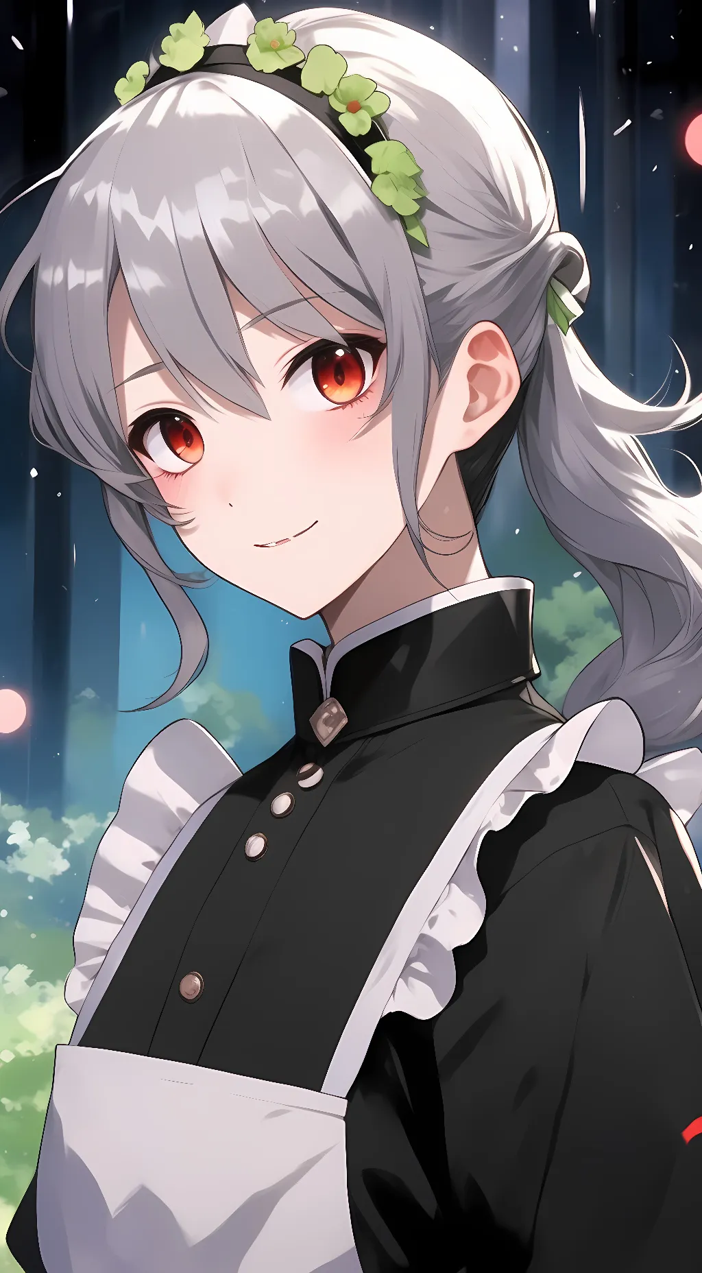 ai character: Kirumi Tojo. background