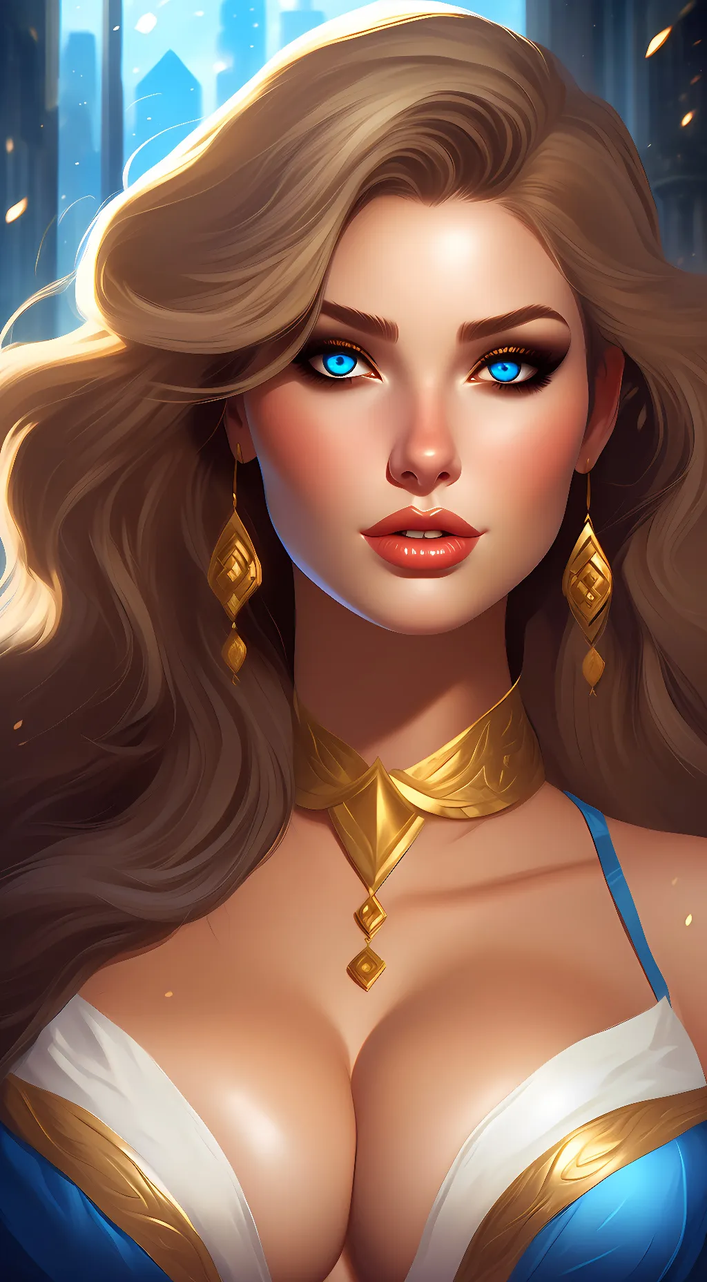 ai character: Sakura background