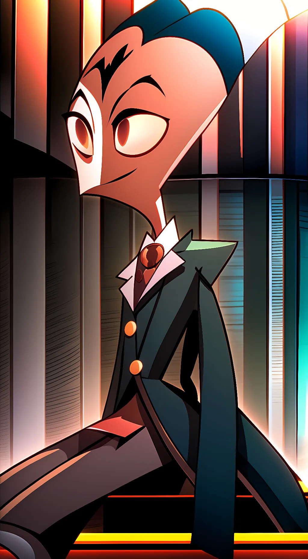 ai character: Blitzø  background