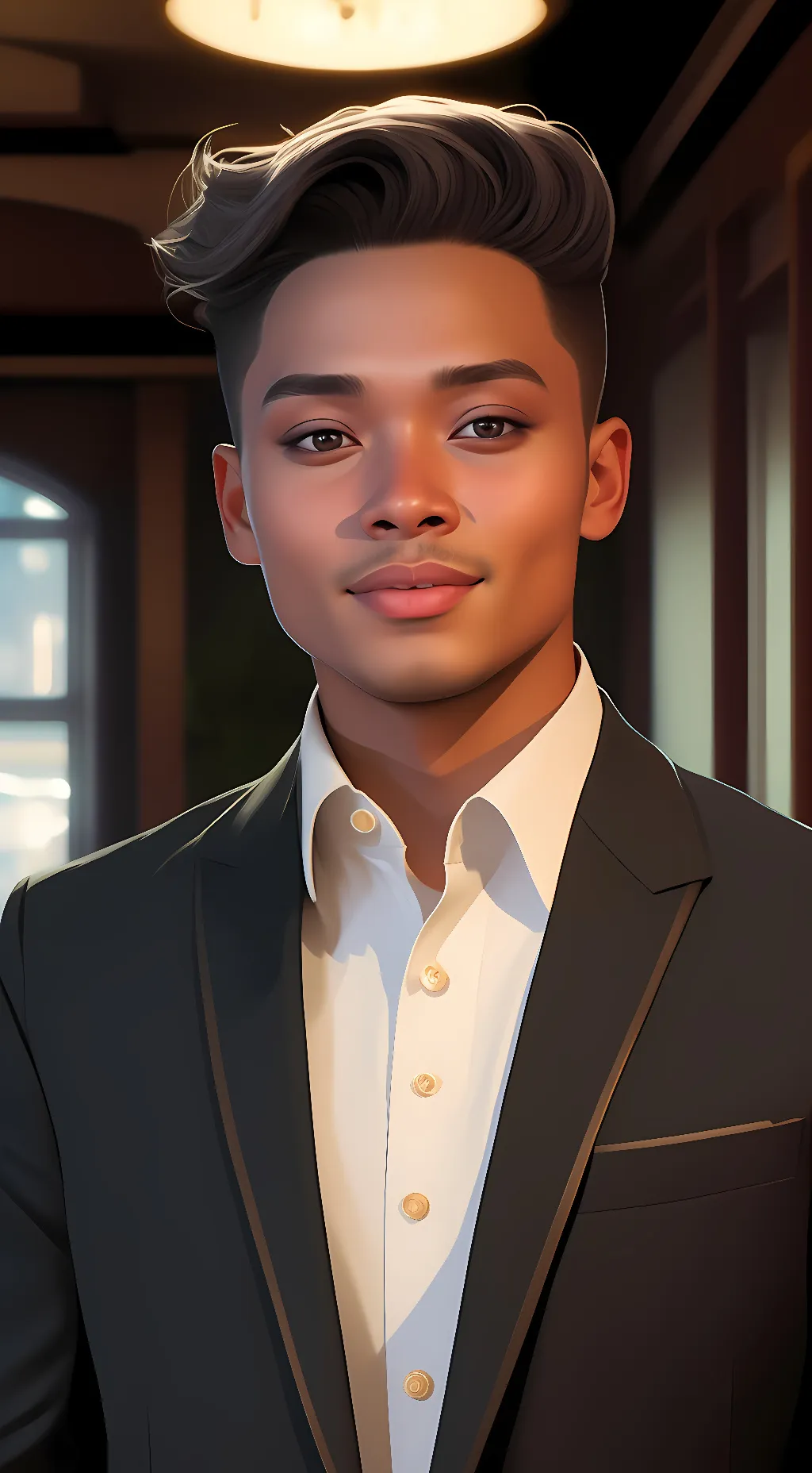 ai character: Ashton background