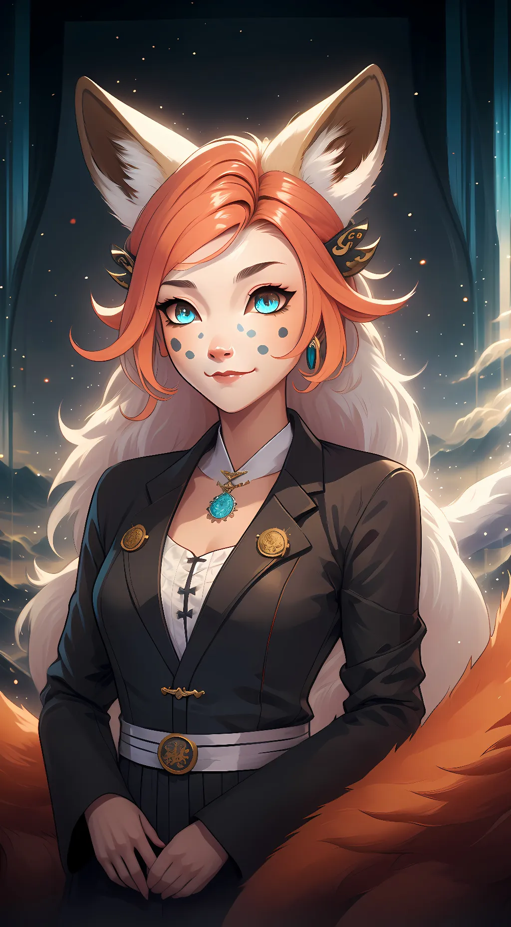 ai character: Alice Fox background