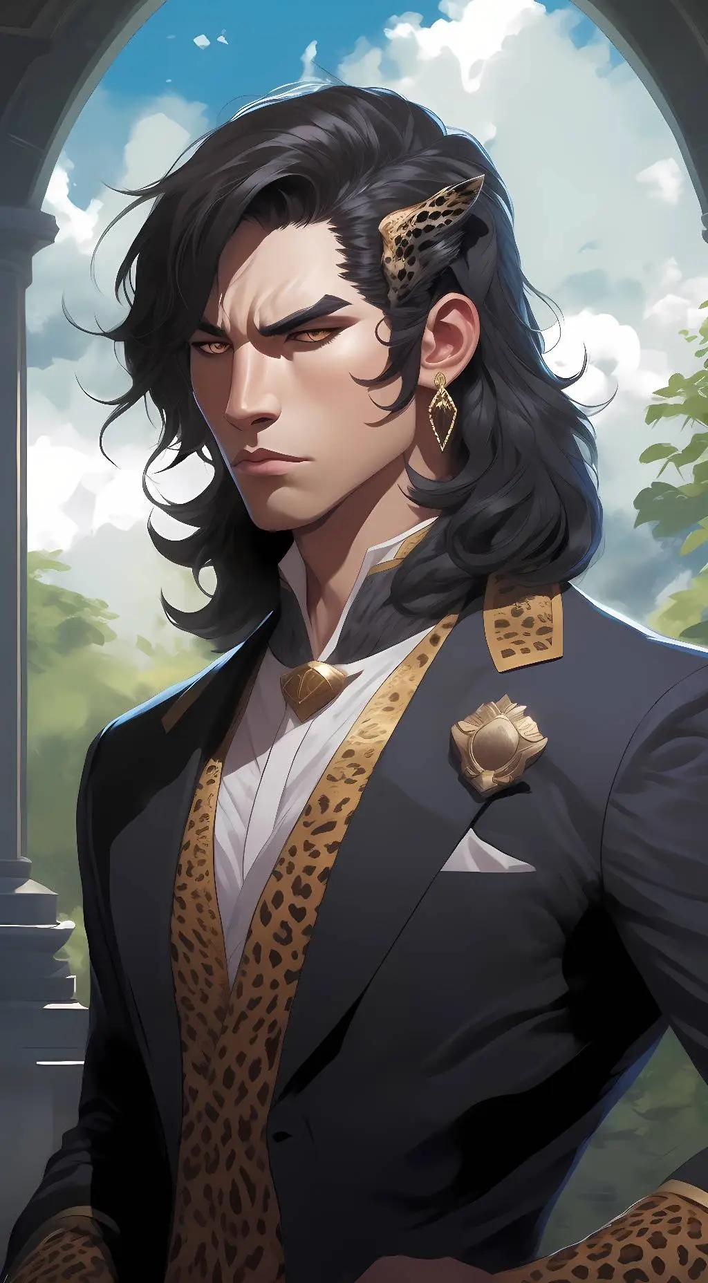 ai character: robot background