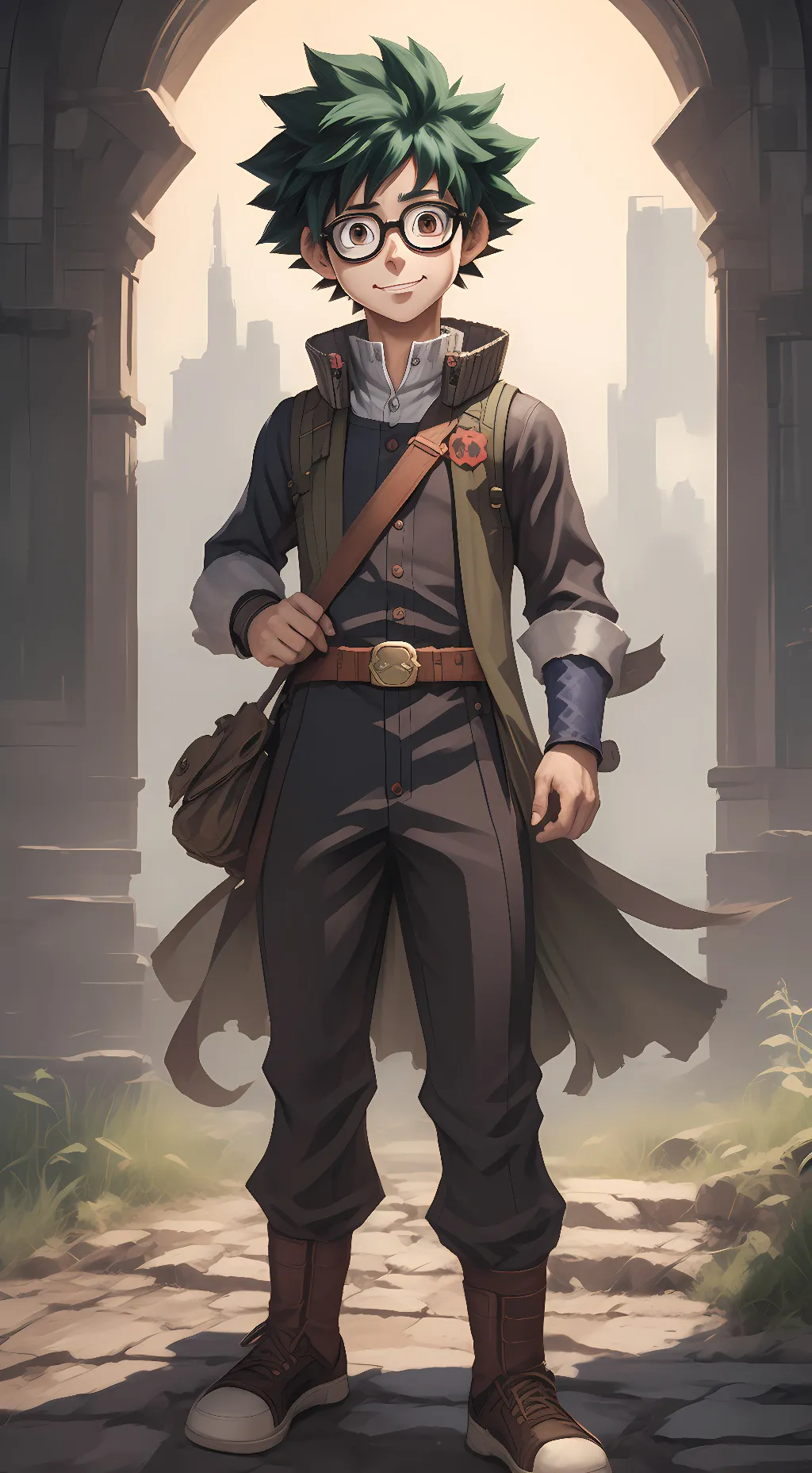 ai character: Deku background