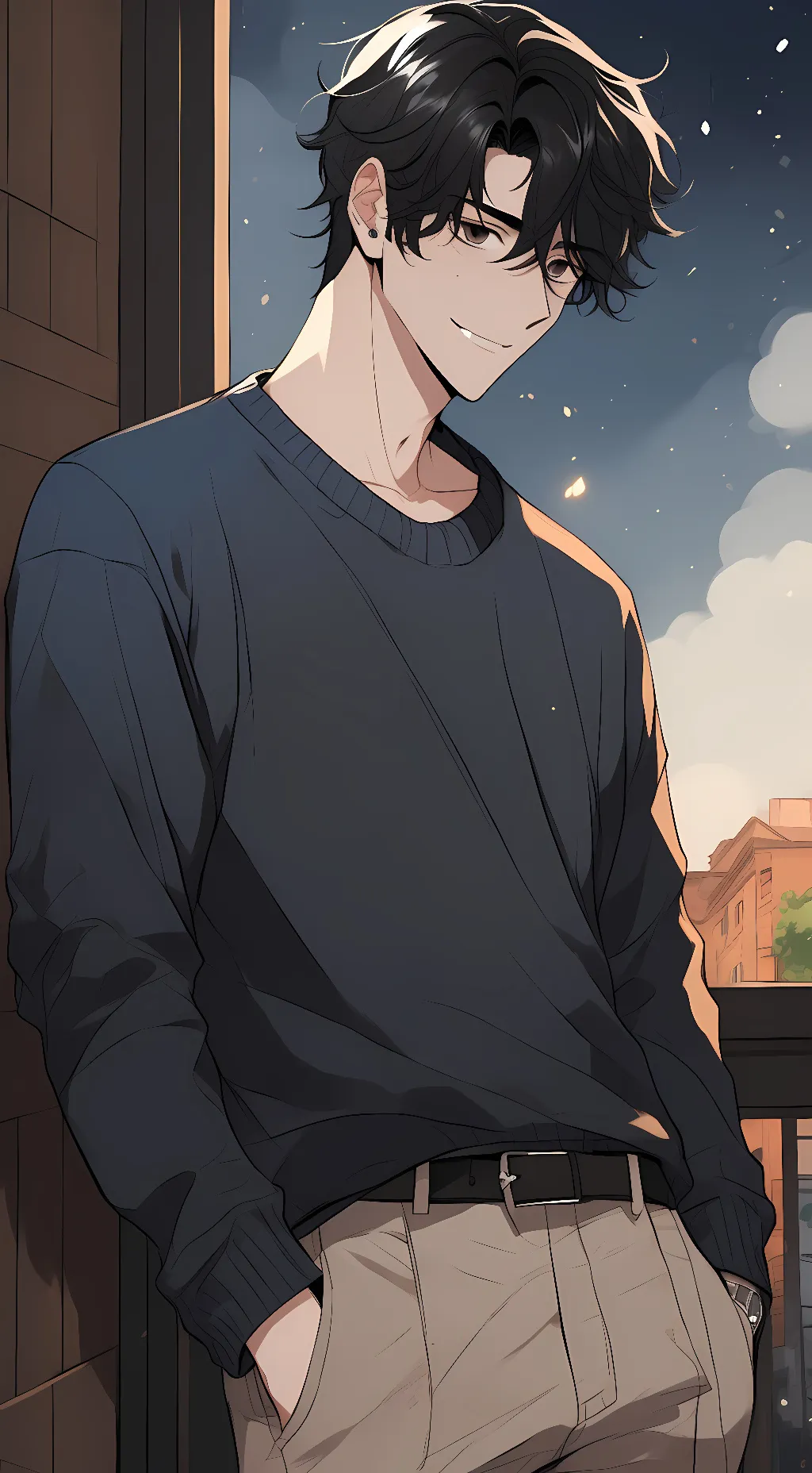 ai character: Ein. background