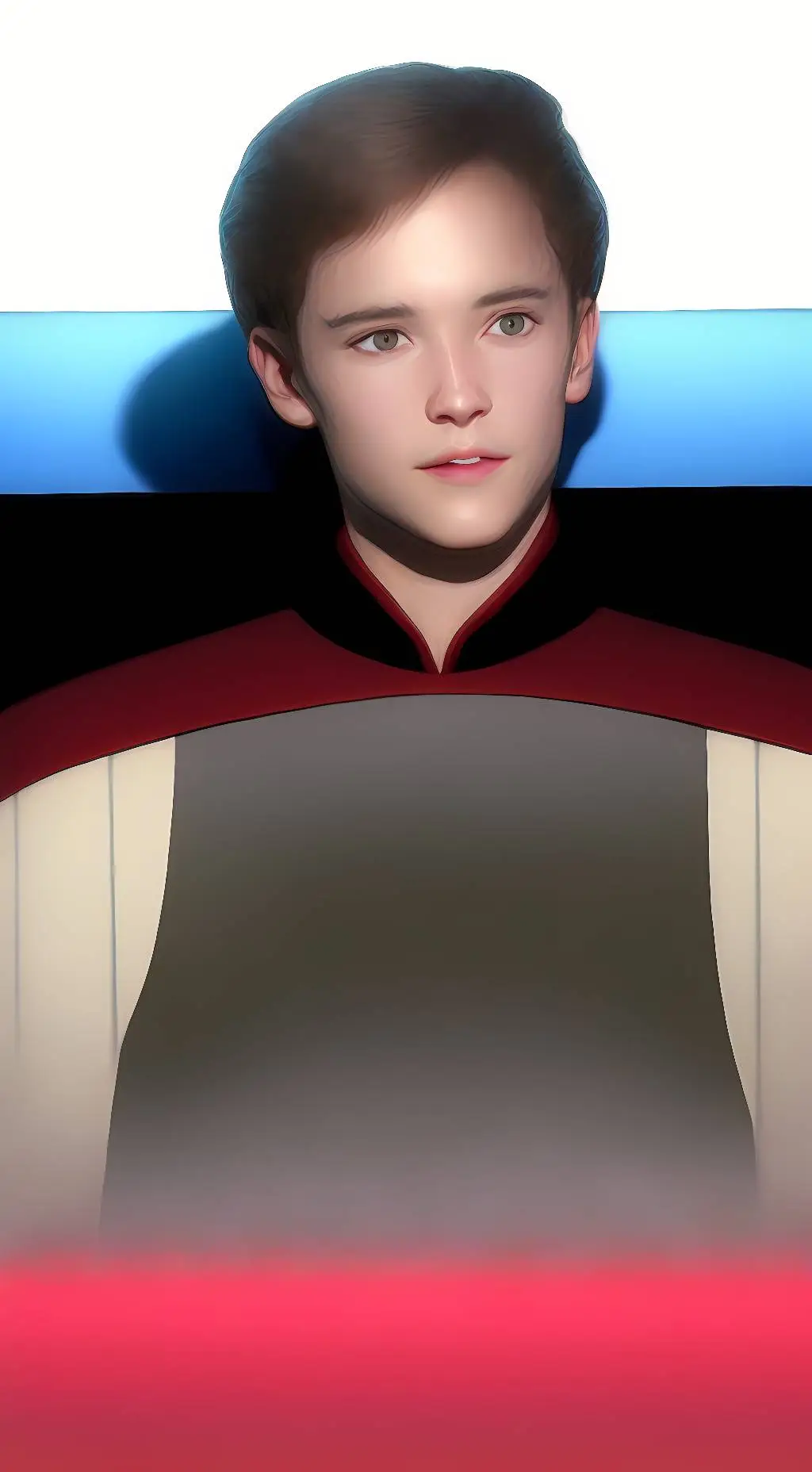 ai character: Wesley Crusher background