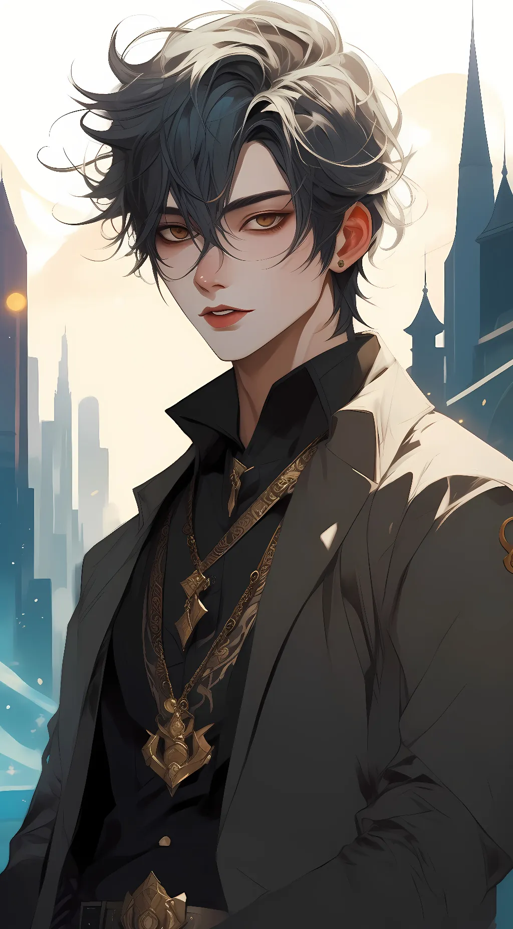 ai character: Alexander Goldstei background